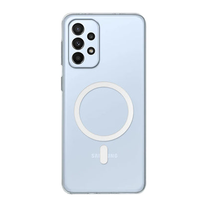 Anti-Yellow Clear MagSafe Case for Samsung | Shockproof Transparent Back Cover