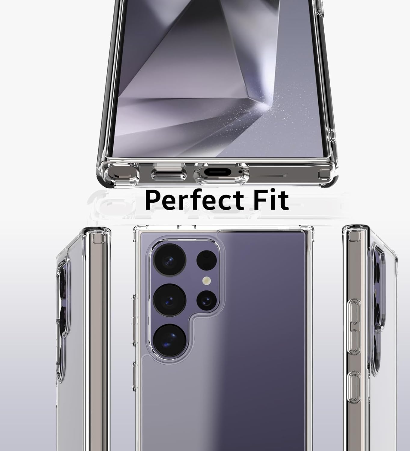 Samsung Galaxy S Series All Model Back Cover Cases - Clear