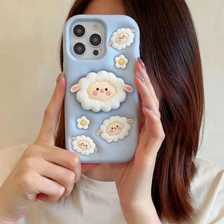 Cartoon Sheep Stand Holder