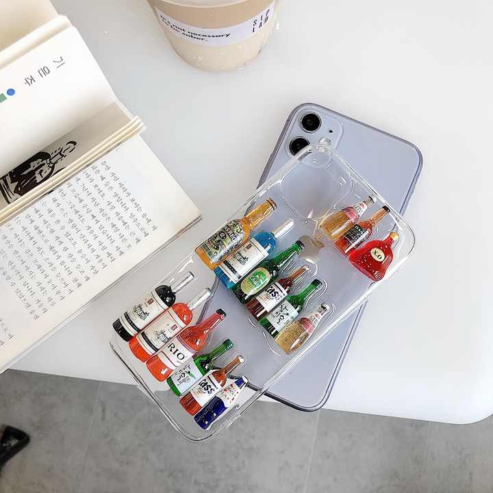 Bottle Design Phone Cases for iPhone