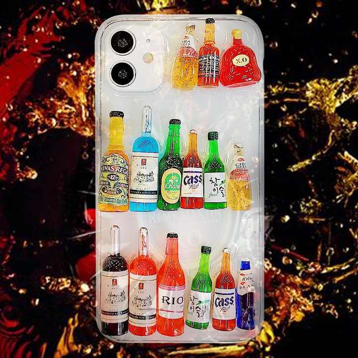 Bottle Design Phone Cases for iPhone