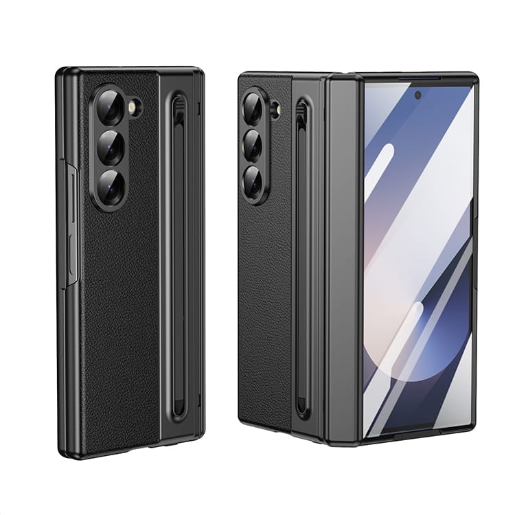 Anti Fingerprint Light Phone Case With Pen Slot for Samsung Galaxy Z Fold