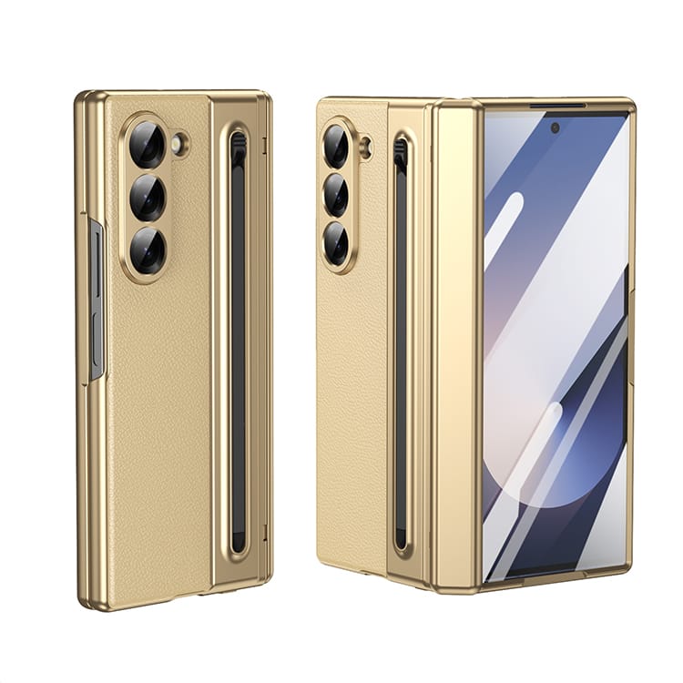 Anti Fingerprint Light Phone Case With Pen Slot for Samsung Galaxy Z Fold