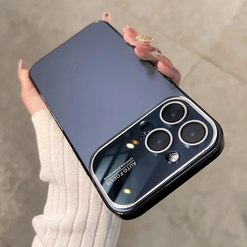 Latest Luxury Case Soft Matte PC Glass Protective Camera Lens Plating TPU Cover for iPhone