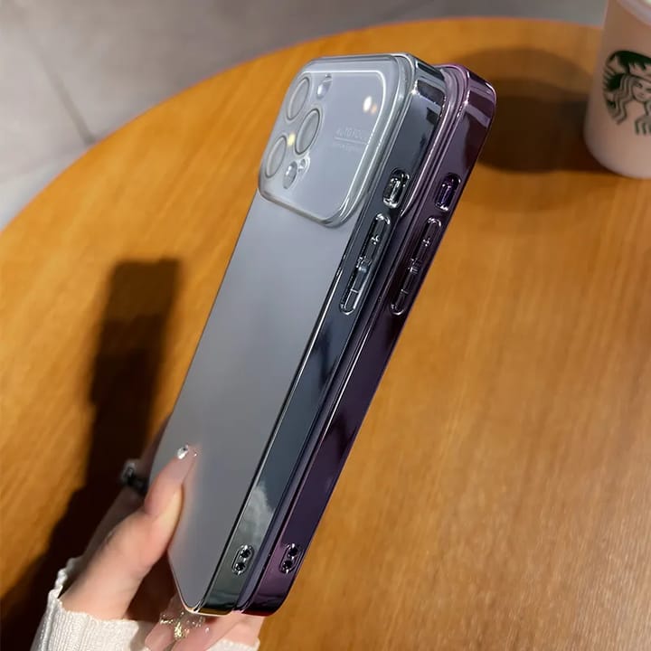 Latest Luxury Case Soft Matte PC Glass Protective Camera Lens Plating TPU Cover for iPhone