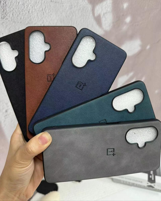 Premium Leather Back Cover For OnePlus