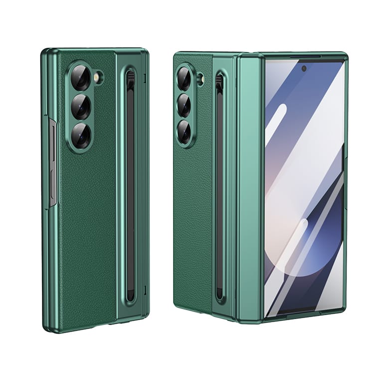 Anti Fingerprint Light Phone Case With Pen Slot for Samsung Galaxy Z Fold