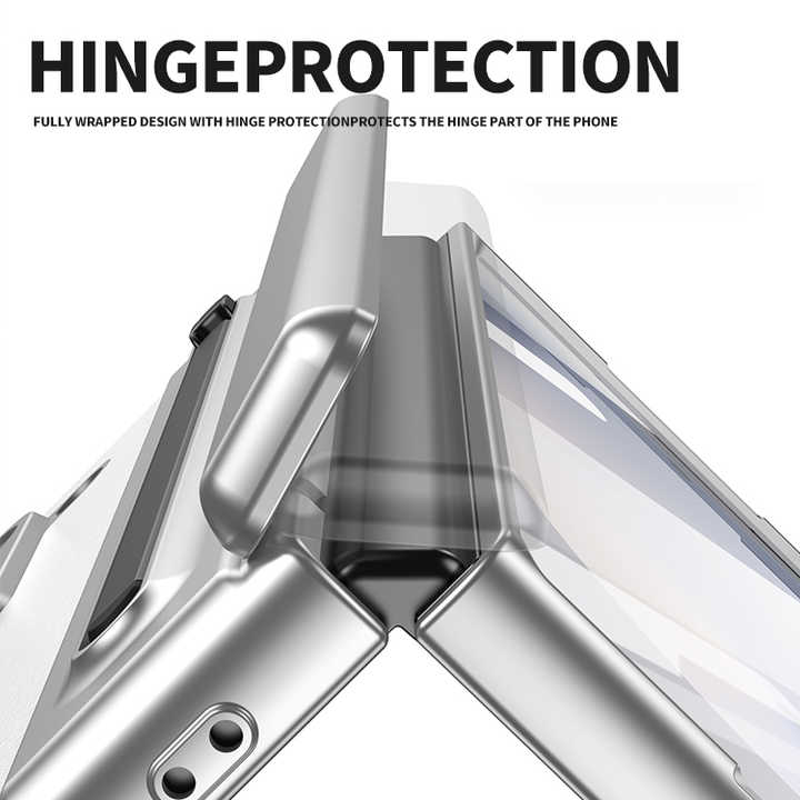 Anti Fingerprint Light Phone Case With Pen Slot for Samsung Galaxy Z Fold