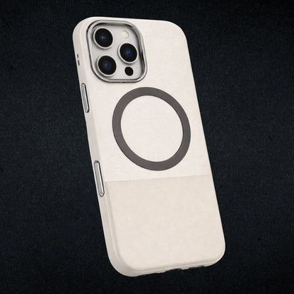 Magnetic Compatible Leather Texture Shockproof Case for IPhone